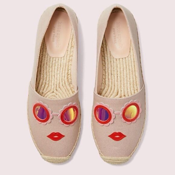 Kate  Spade Grenada Glasses Espadrilles - Picture 1 of 7